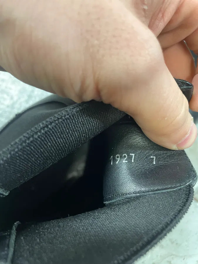 2000s Prada Black Chelsea Leather Boots (41eu/us8) BZQQdLL 7