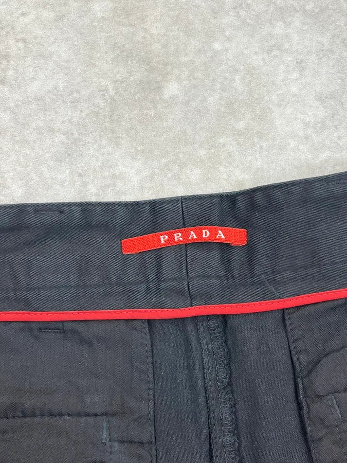 2000s Prada Black Chino Pants CXQkMSi 10
