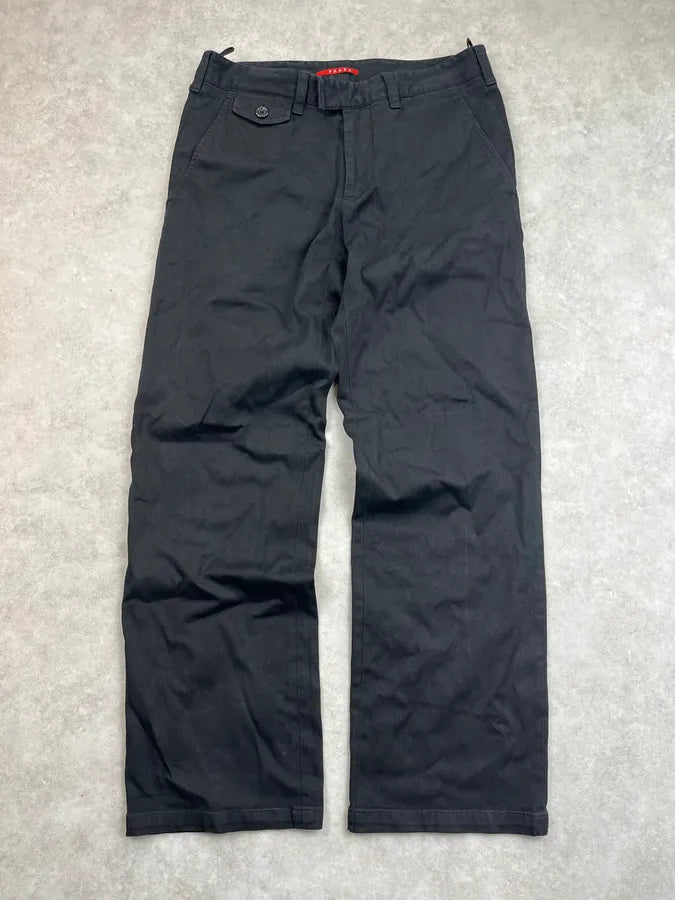 2000s Prada Black Chino Pants CXQkMSi 0