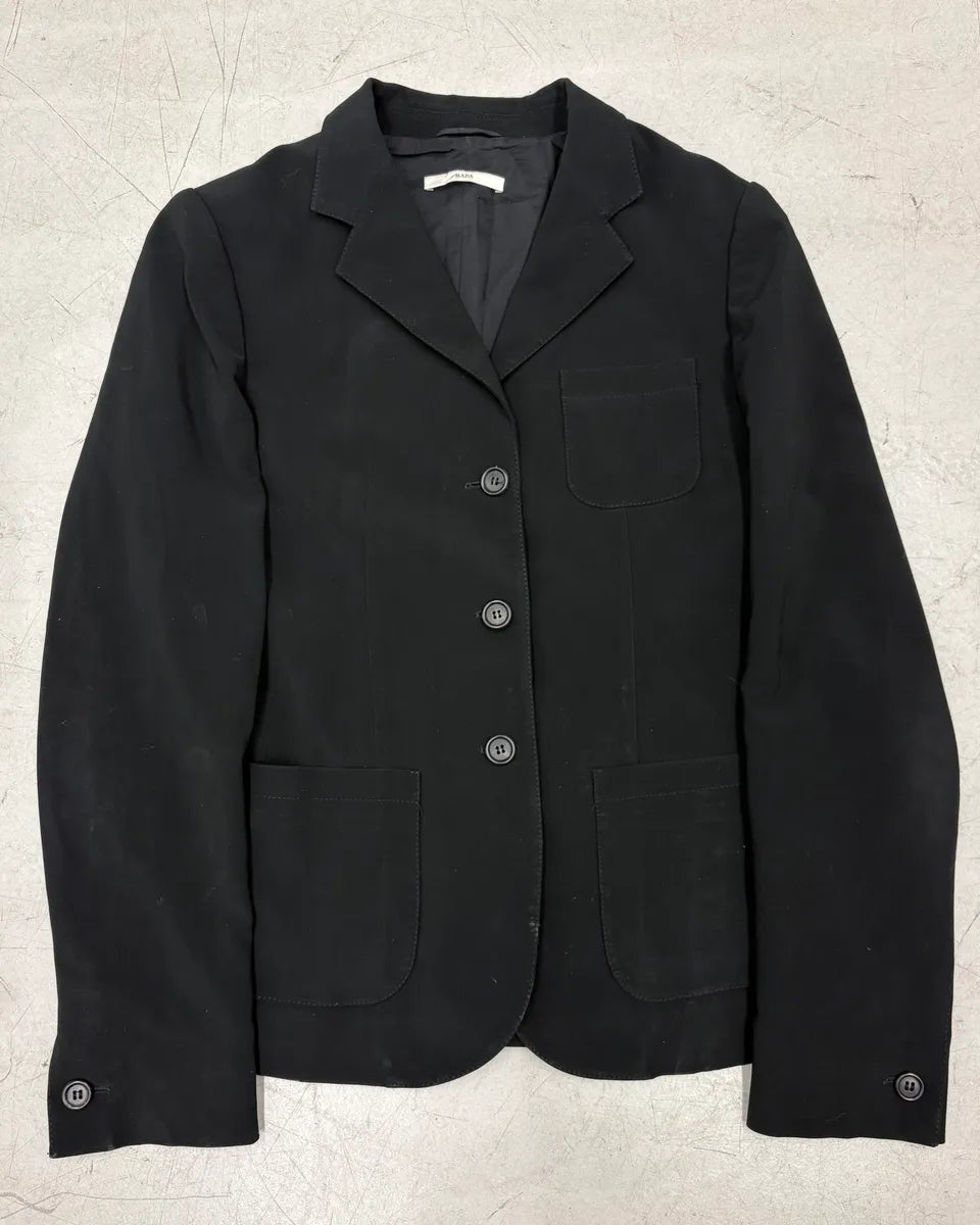 2000s Prada Black Classy Blazer Jacket tQbjQsZ 0