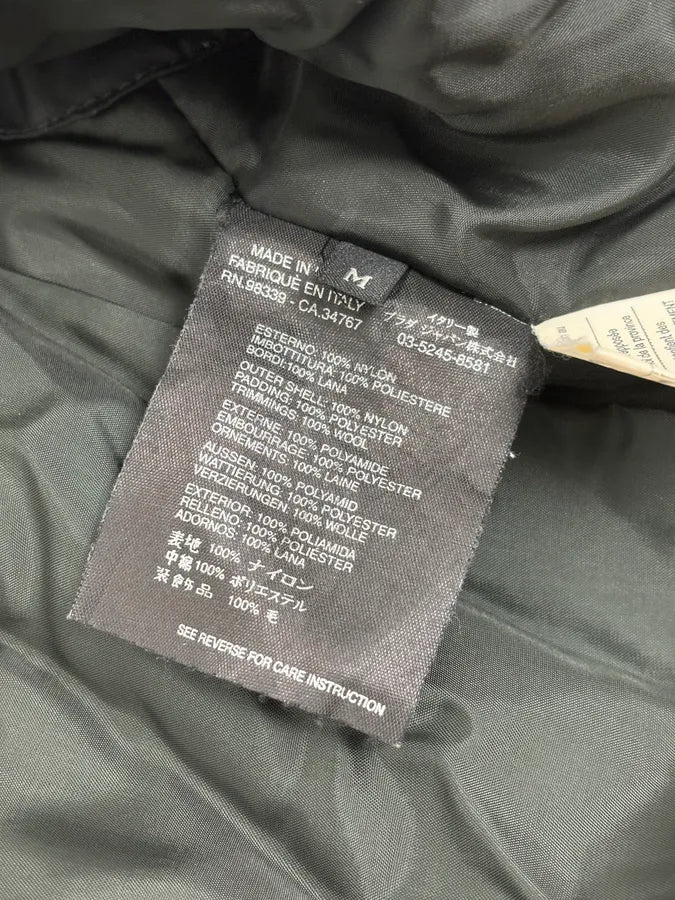 2000s Prada Black Classy Detachable Collar Nylon Bomber Jacket oSctqwg 11