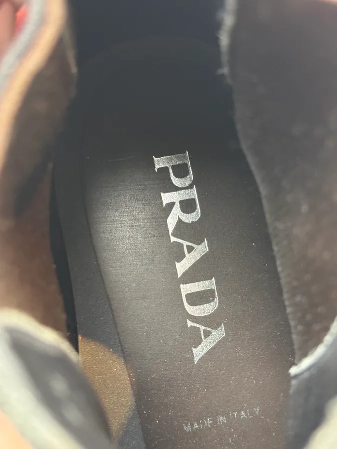 2000s Prada Black Classy Leather Chelsea Boots vtoifmJ 9