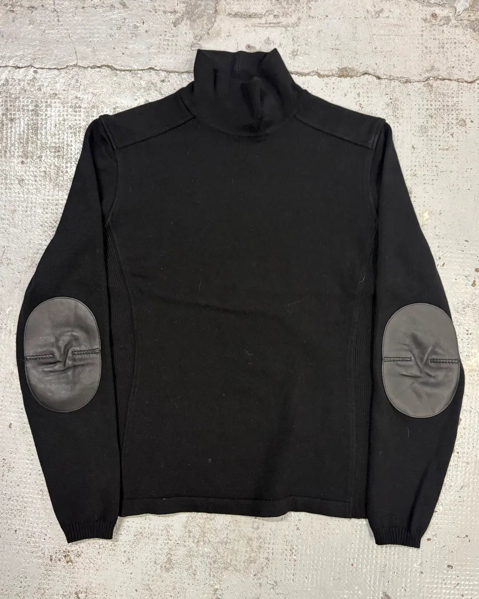 2000s Prada Black Classy Turtleneck sweater zNBqxcK 0