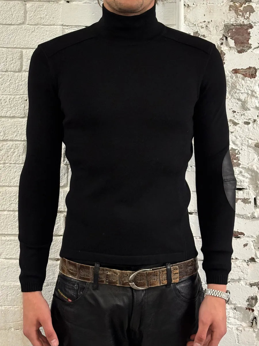 2000s Prada Black Classy Turtleneck sweater zNBqxcK 1