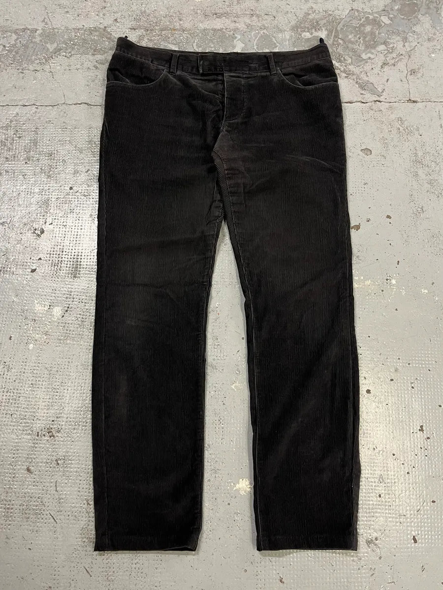 2000s Prada Black Corduroy Pants QsAHmYm 0