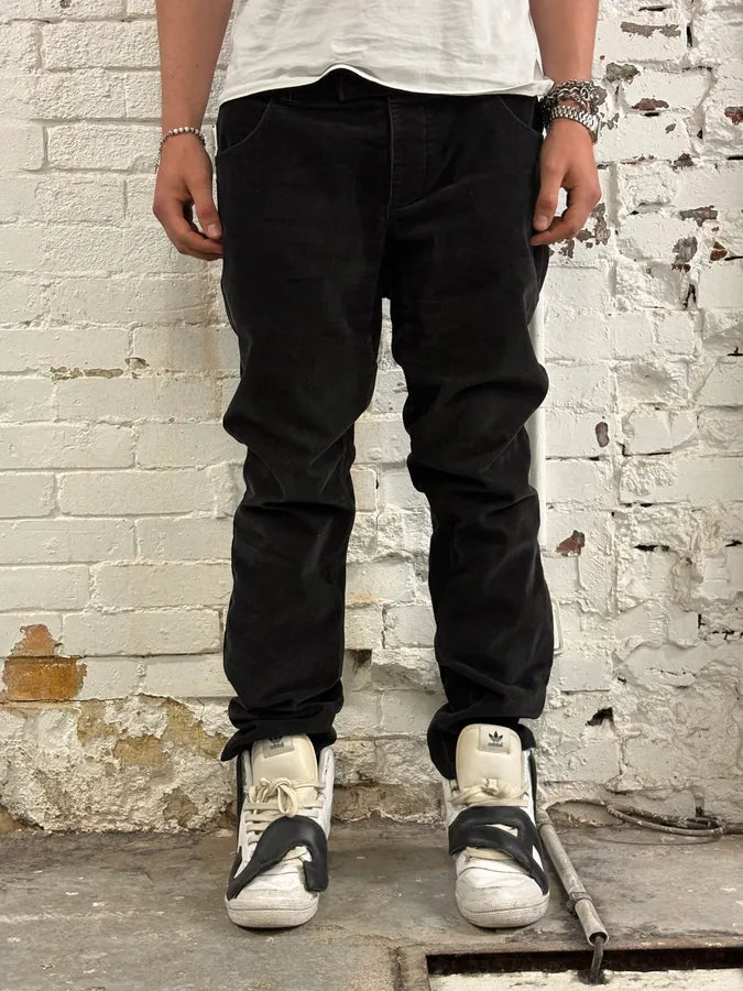 2000s Prada Black Corduroy Pants QsAHmYm 1