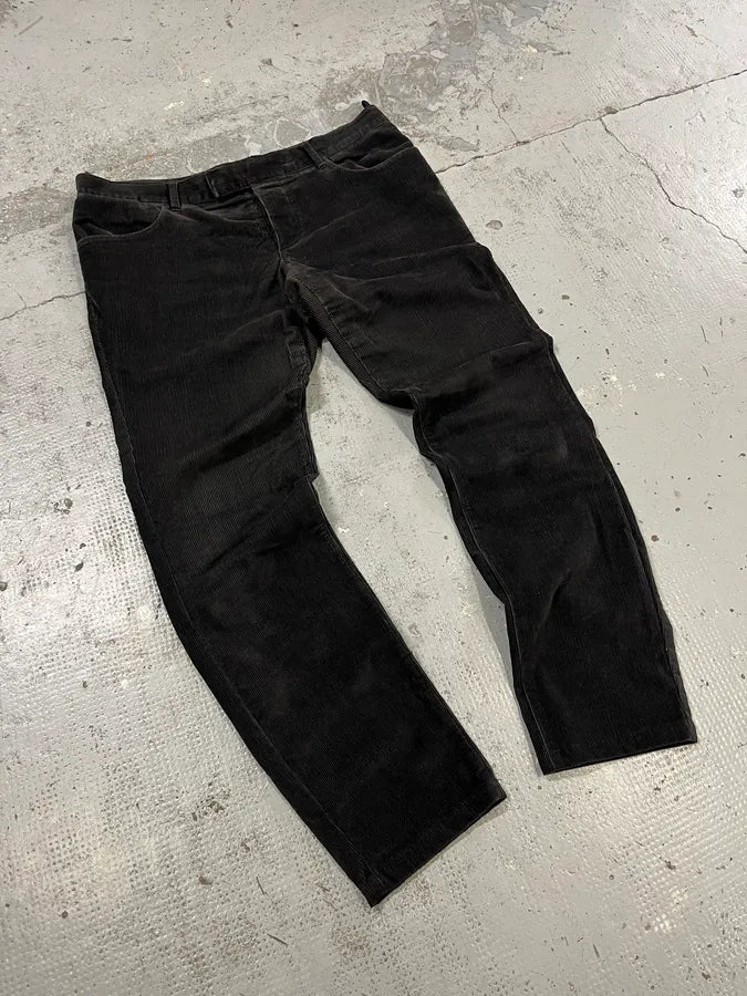 2000s Prada Black Corduroy Pants QsAHmYm 4