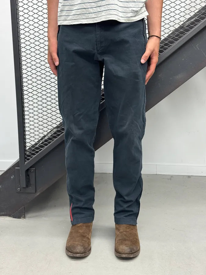 2000s Prada Black Linea Rossa Ankle Zip Pants ptAHmTS 1