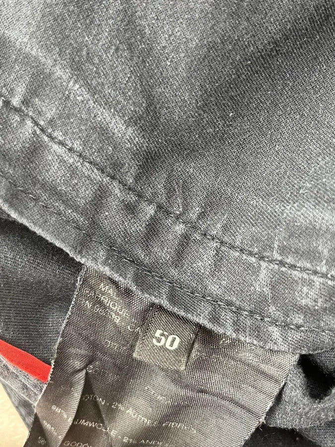 2000s Prada Black Linea Rossa Ankle Zip Pants ptAHmTS 11