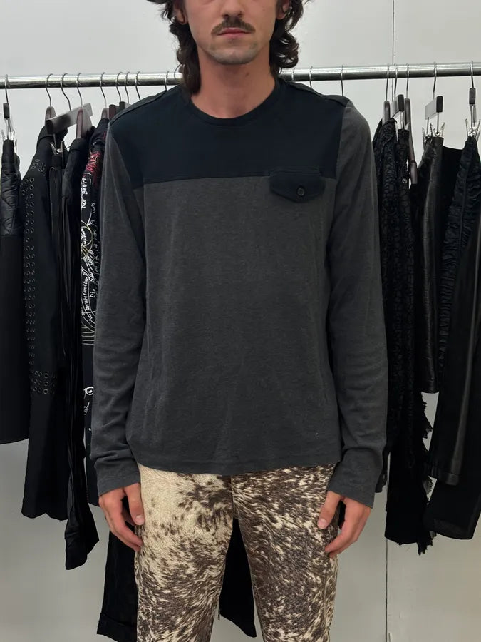 SS2006 Prada Black Contrast Pocket Longsleeve bixSIyw 1