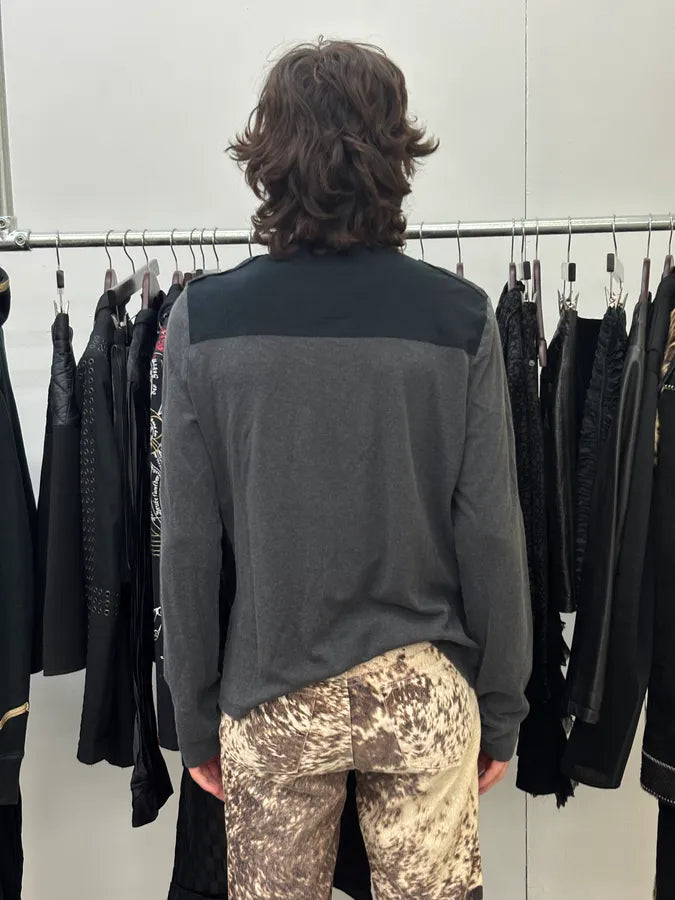 SS2006 Prada Black Contrast Pocket Longsleeve bixSIyw 2