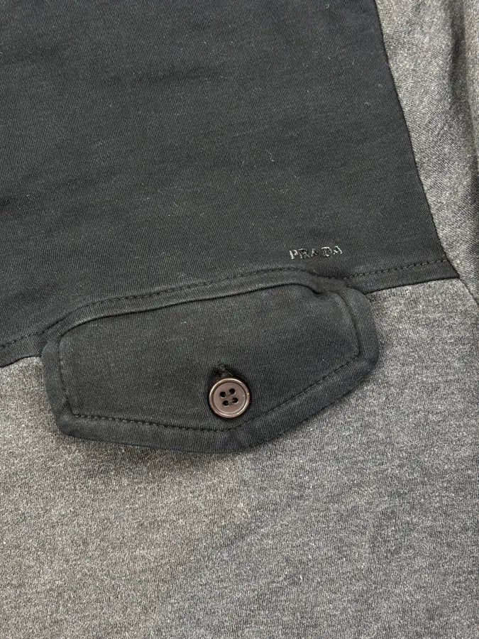 SS2006 Prada Black Contrast Pocket Longsleeve bixSIyw 6
