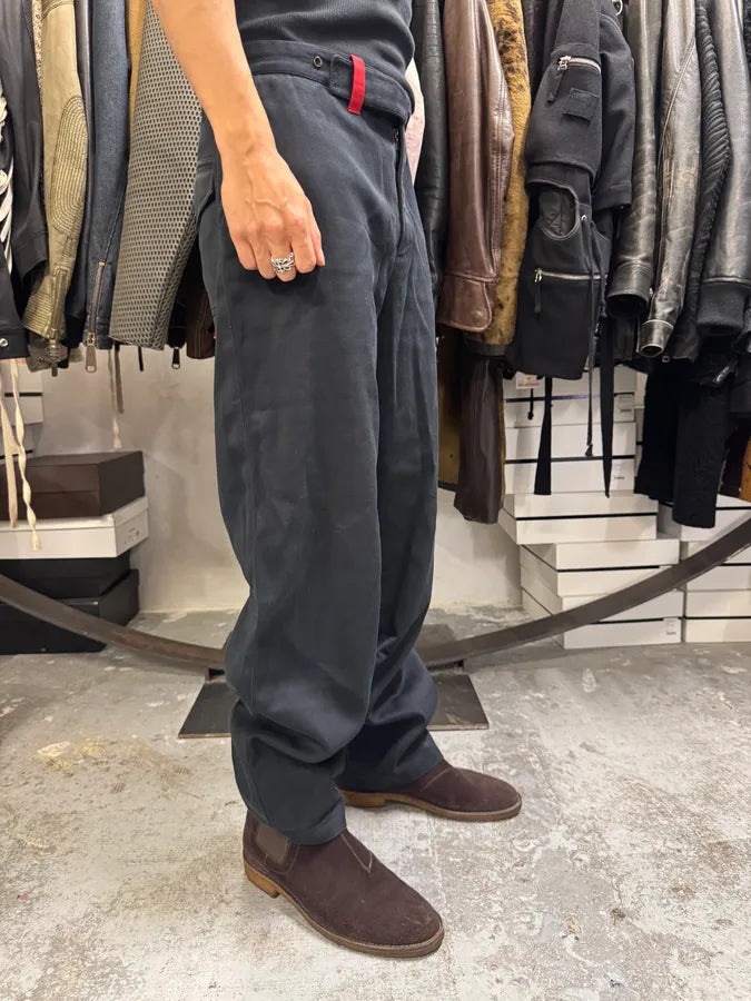 2000s Prada Black Cotton Pants kOdggEv 2