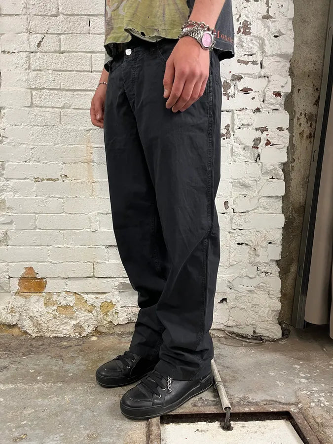 2000s Prada Black Cozy Pants LzkizzC 1