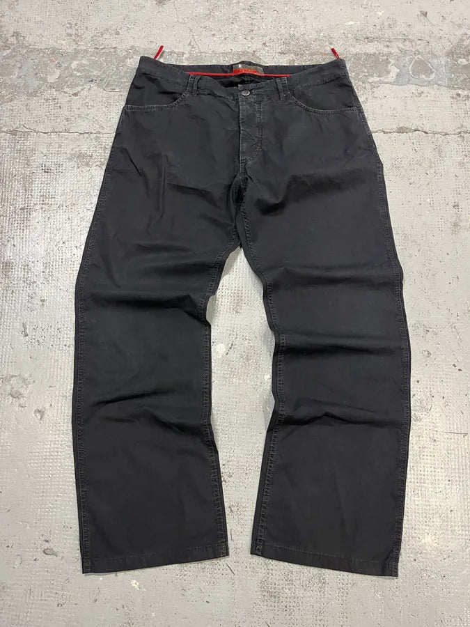 2000s Prada Black Cozy Pants LzkizzC 3