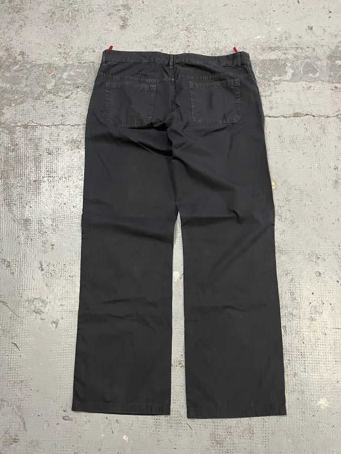 2000s Prada Black Cozy Pants LzkizzC 4