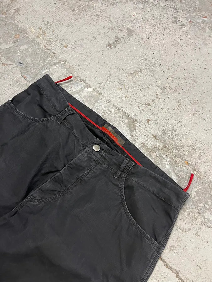 2000s Prada Black Cozy Pants LzkizzC 5