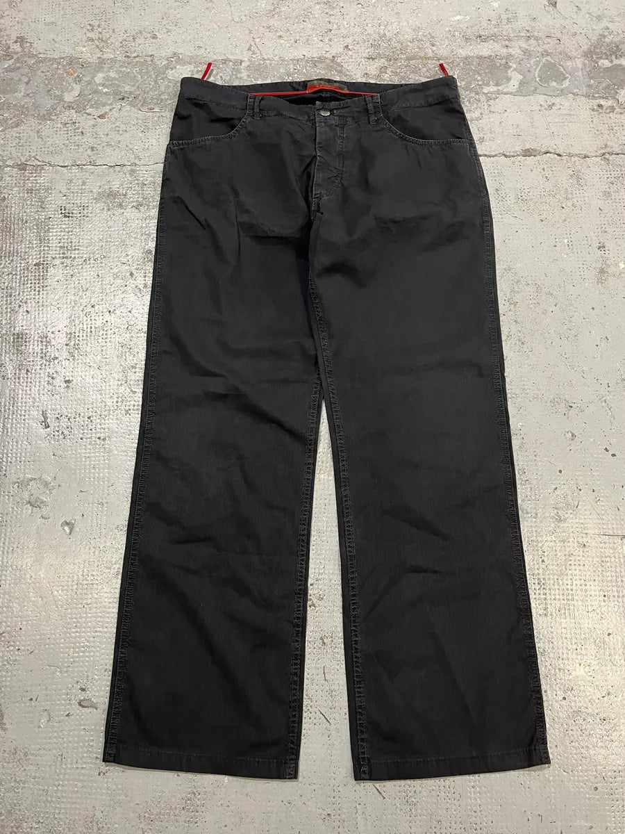 2000s Prada Black Cozy Pants LzkizzC 6