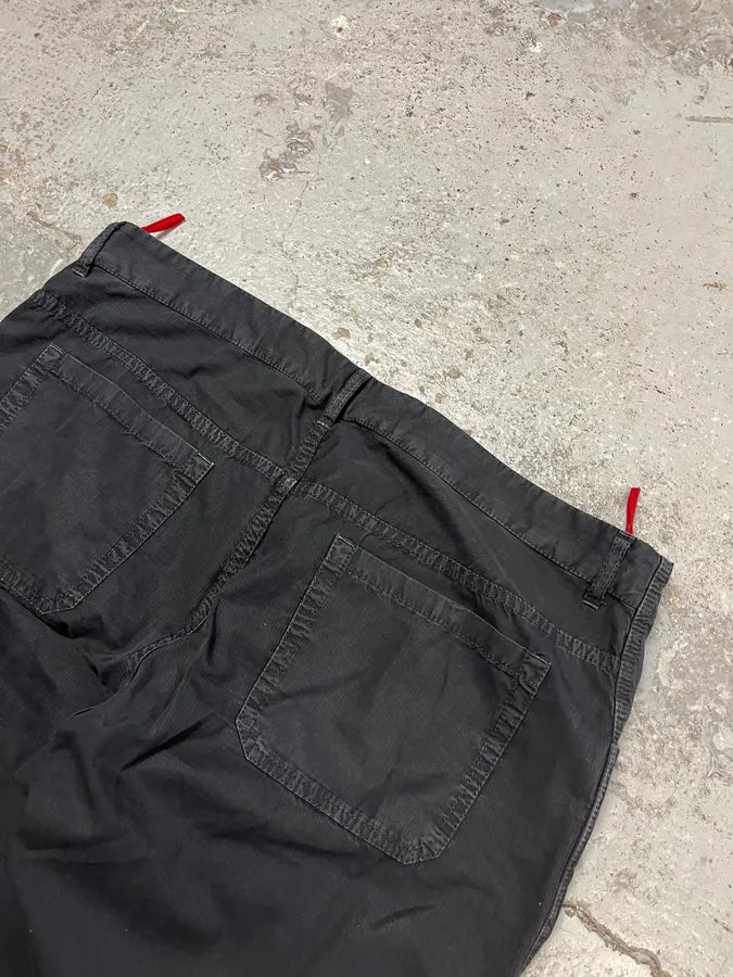 2000s Prada Black Cozy Pants LzkizzC 8