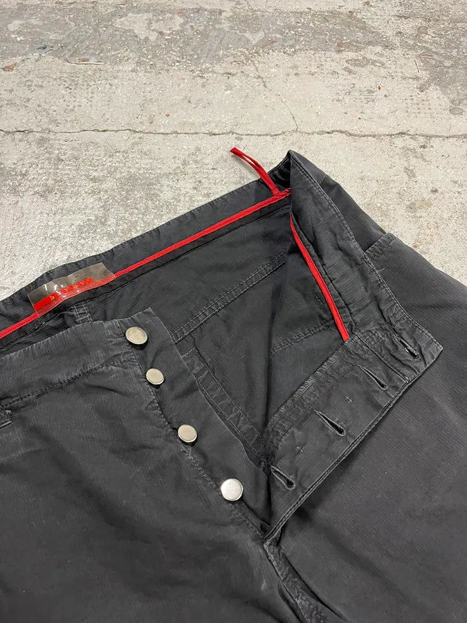 2000s Prada Black Cozy Pants LzkizzC 9