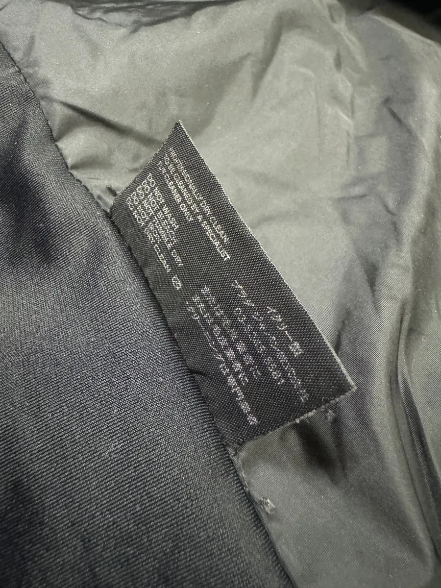 2000s Prada Black Dyed Kid Fur Leather Jacket vZHFntc 9