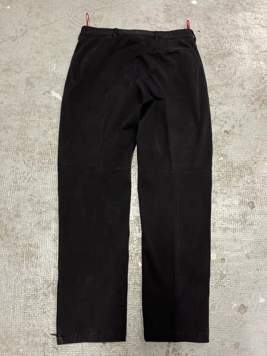 2000s Prada Black Faded Linea Rossa Pants JuFaueJ 6