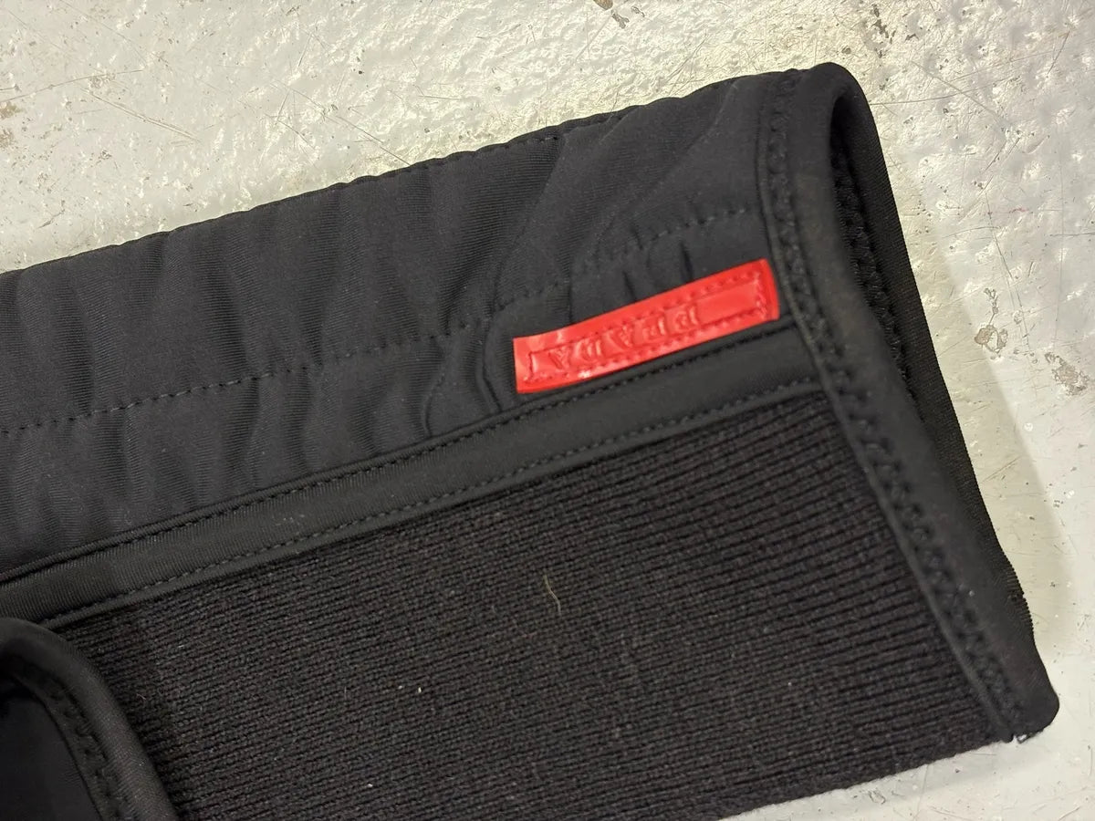 2000s Prada Black Fleece Quilted Linea Rossa Zip-up Jacket jAZcxth 5