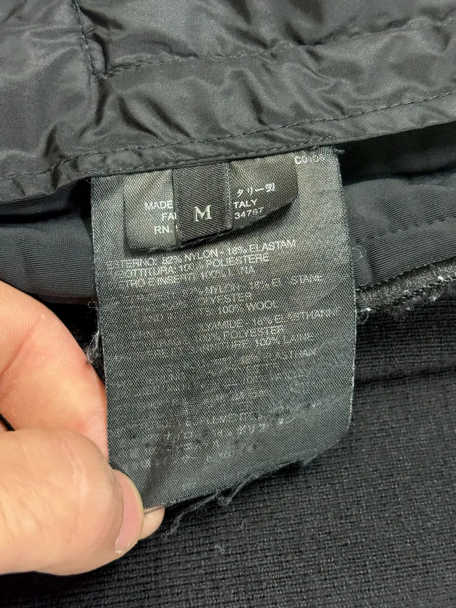 2000s Prada Black Fleece Quilted Linea Rossa Zip-up Jacket jAZcxth 8