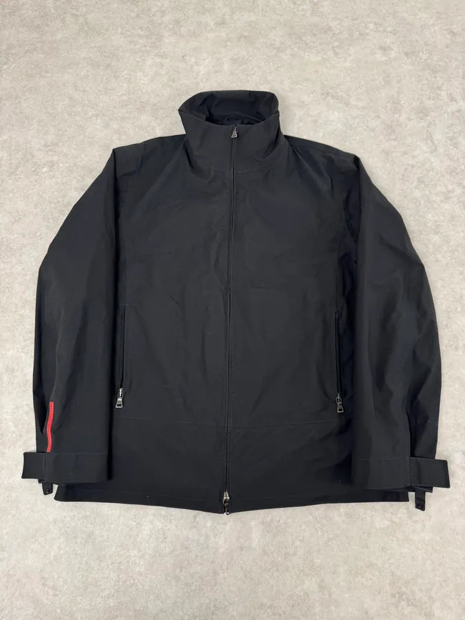 2000s Prada Black Gore-Tex Linea Rossa Jacket vOabpxF 0