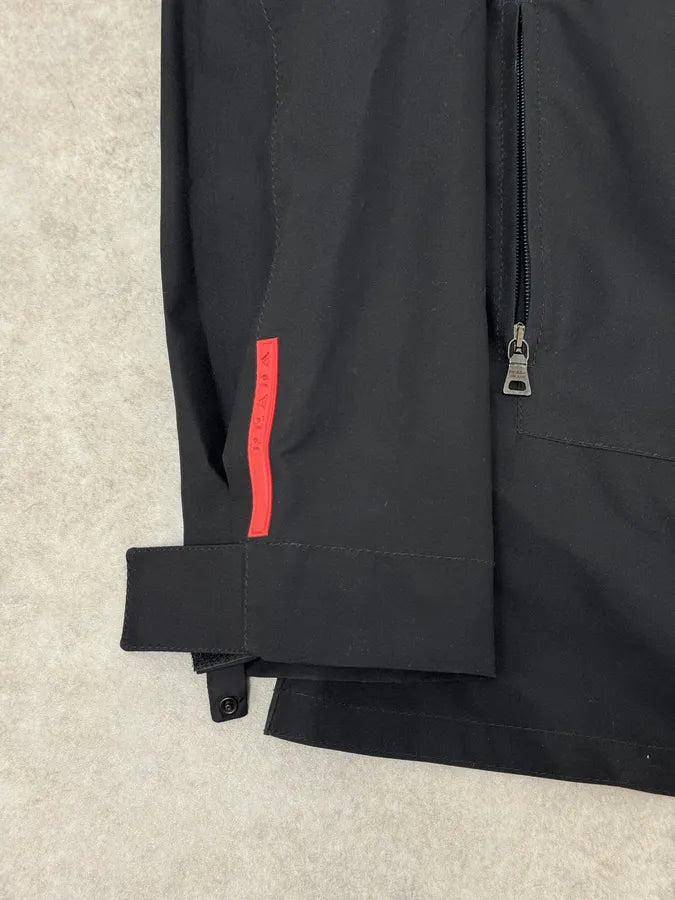 2000s Prada Black Linea Rossa Jacket vOabpxF 3