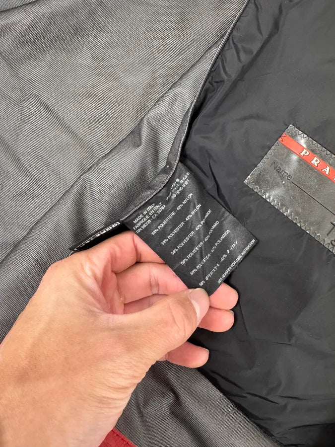 2000s Prada Black Linea Rossa Jacket vOabpxF 6
