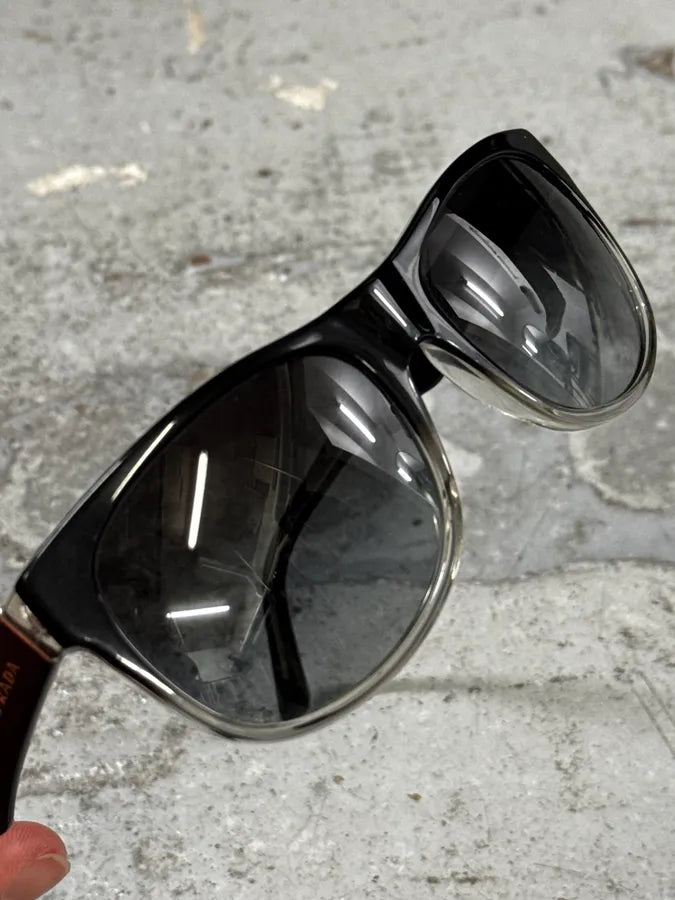 2000s Prada Black Gradient Sunglasses fpGfJbw 8