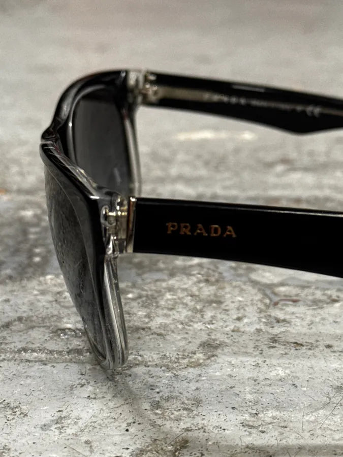 2000s Prada Black Gradient Sunglasses fpGfJbw 9