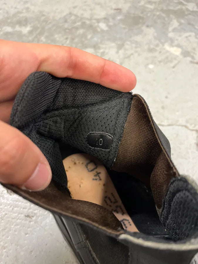 2000s Prada Black High Vibram Leather Boots cYNkEfF 6