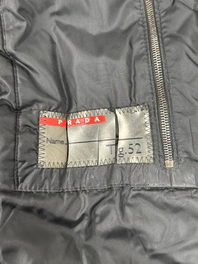 2000s Prada Black Hooded Parka Ski Jacket vxzDJVa 11