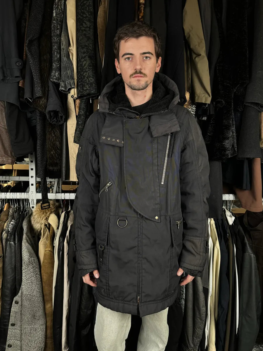 2000s Prada Black Hooded Parka Ski Jacket vxzDJVa 1