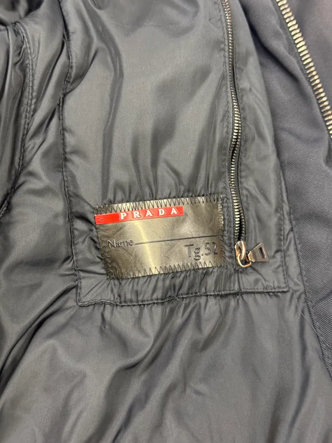2000s Prada Black Hooded Parka Ski Jacket PTtaVwc 8