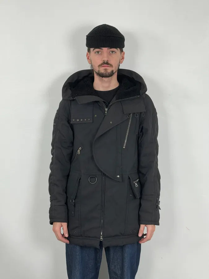 2000s Prada Black Hooded Parka Ski Jacket KpswOcI 1