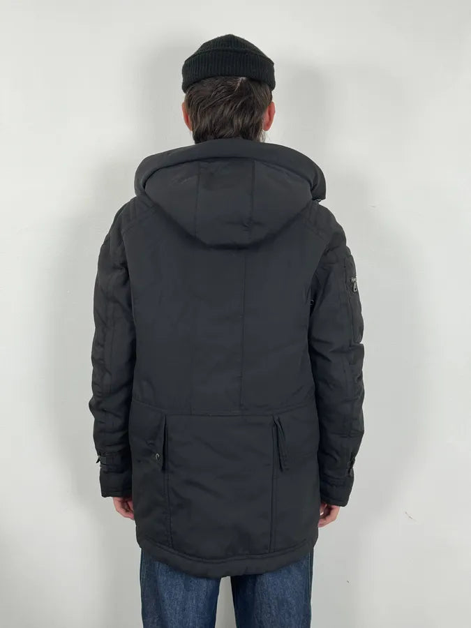 2000s Prada Black Hooded Parka Ski Jacket KpswOcI 3
