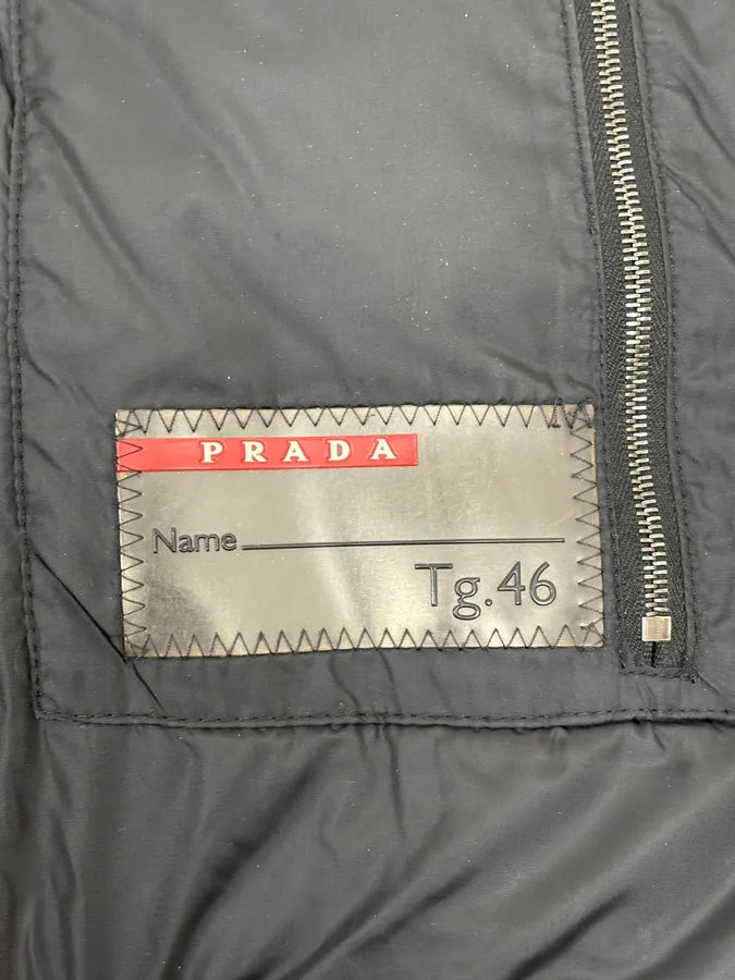 2000s Prada Black Hooded Parka Ski Jacket KpswOcI 13