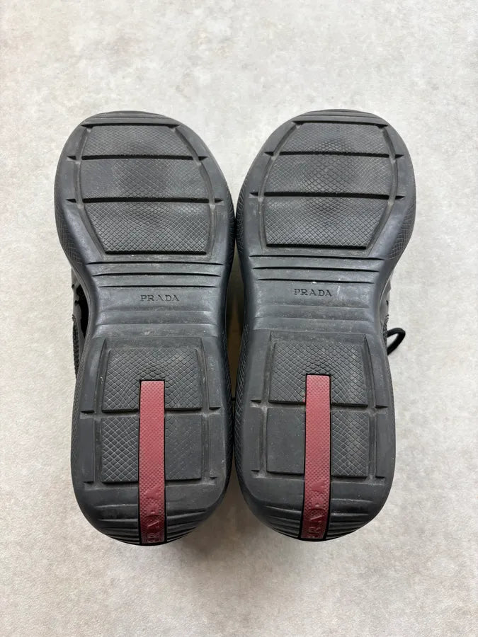 2000s Prada Black Hybrid Satin America’s Cup TjRazRj 6