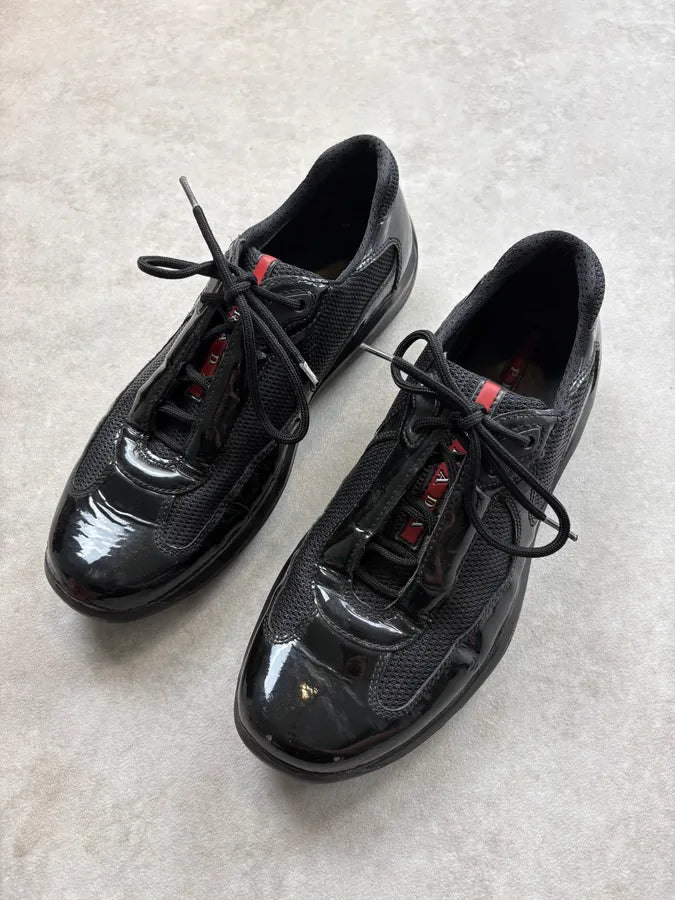 2000s Prada Black Hybrid Satin America’s Cup TjRazRj 2