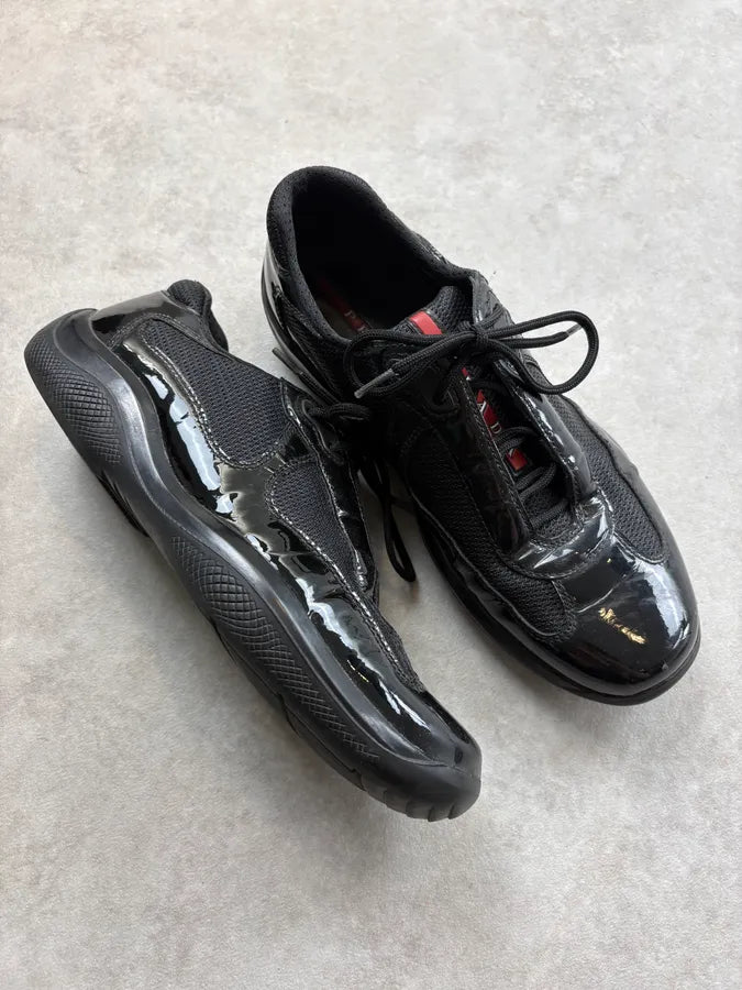 2000s Prada Black Hybrid Satin America’s Cup TjRazRj 4