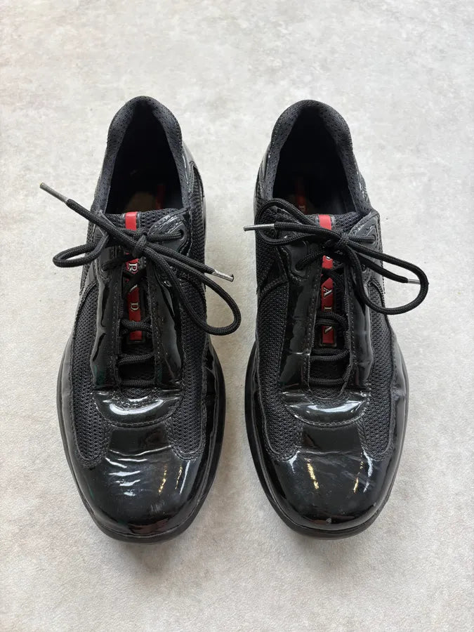 2000s Prada Black Hybrid Satin America’s Cup TjRazRj 1