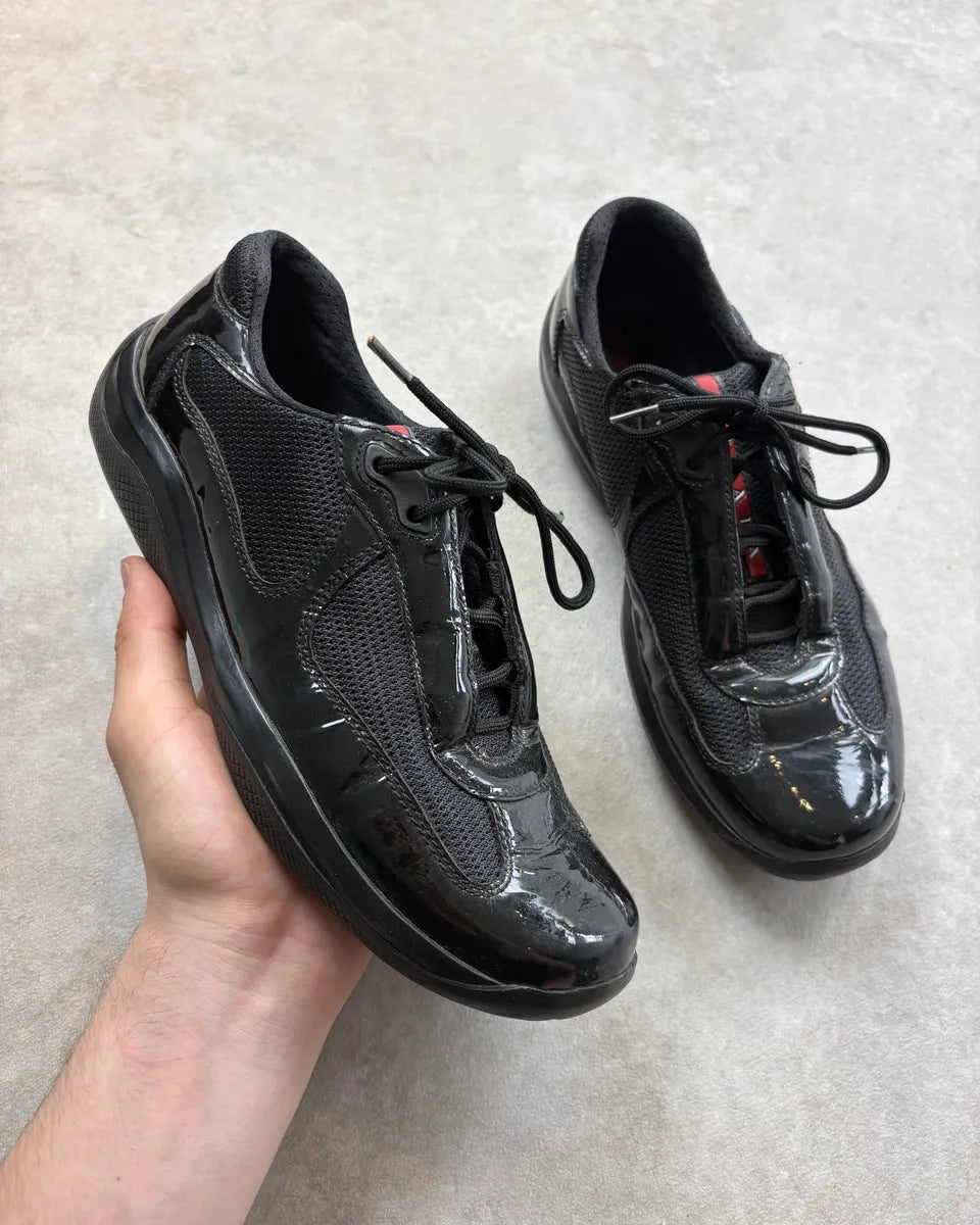 2000s Prada Black Hybrid Satin America’s Cup TjRazRj 0