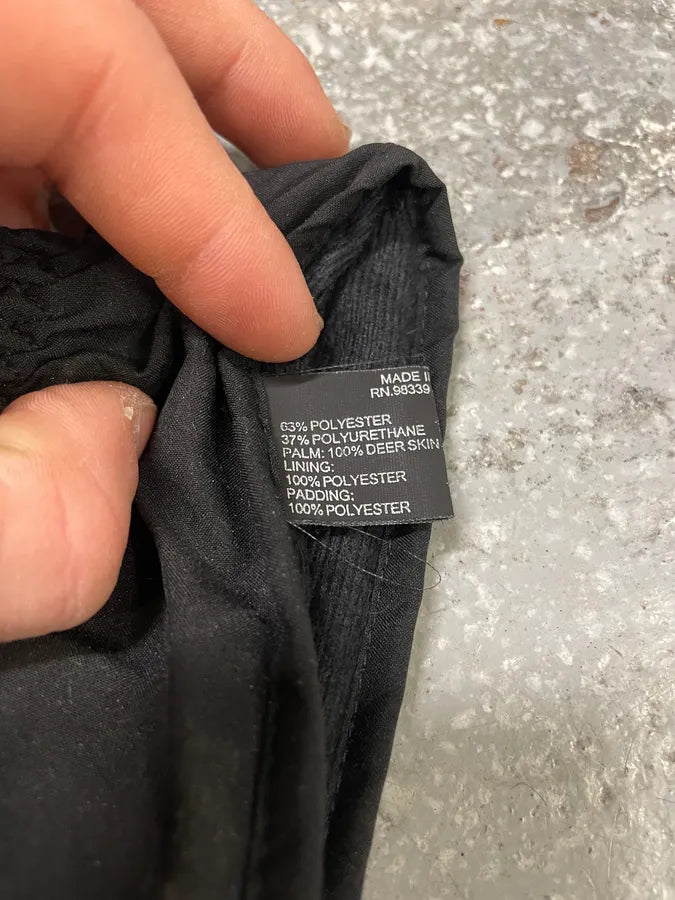 2000s Prada Black Hybrid Tactical Gloves (OS) lwqWpxL 7