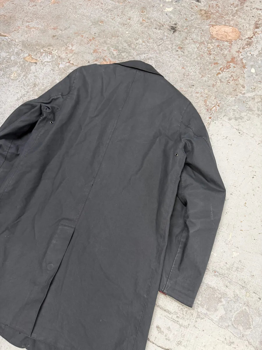 2000s Prada Black Imperial Premium Light Long Trench Jacket AUrMAIH 4