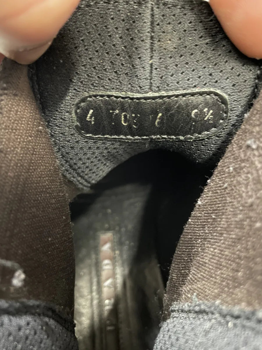 2000s Prada Black Leather Ankle Boots (44.5eu/us10.5) rMTKZDp 5