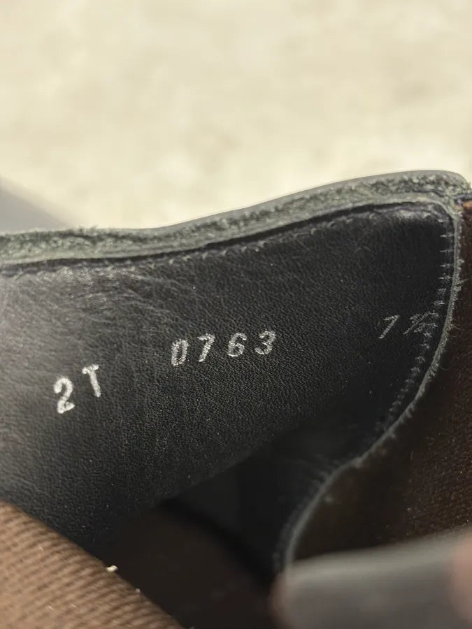 2000s Prada Black Leather Ankle Boots kkQiCtw 8