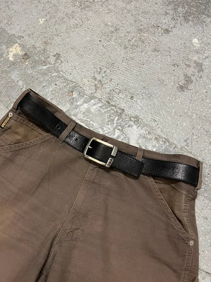2000s Prada Black Leather Belt (OS) yxhfJIo 0